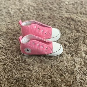 Converse Pink Crib Shoes